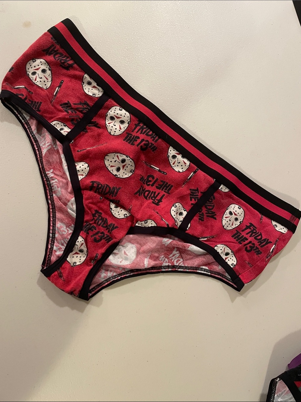 5x torrid Black & Red Hocus Pocus, Beetlejuice & Horror Print Panty Set P7 - Picture 5 of 9